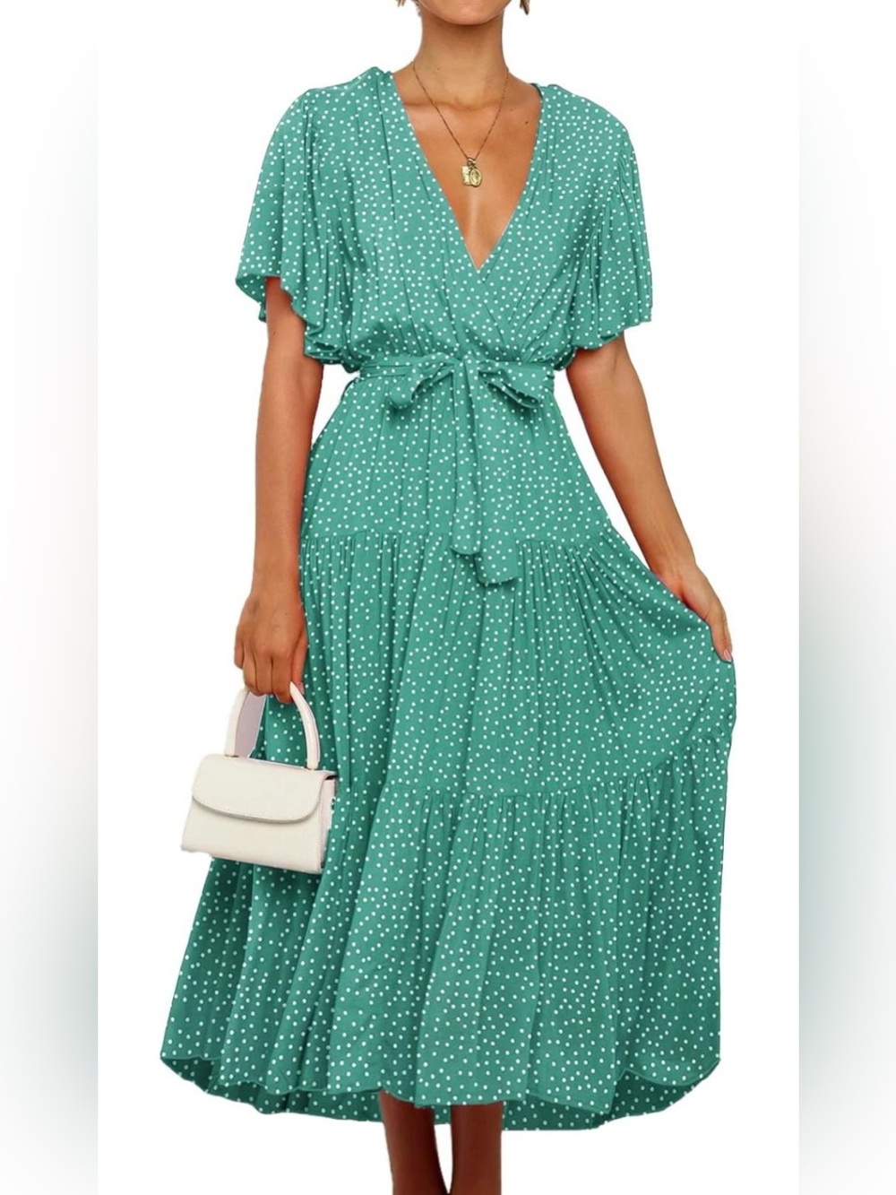 NWT SHIBEVER chiffon maxi dress size large